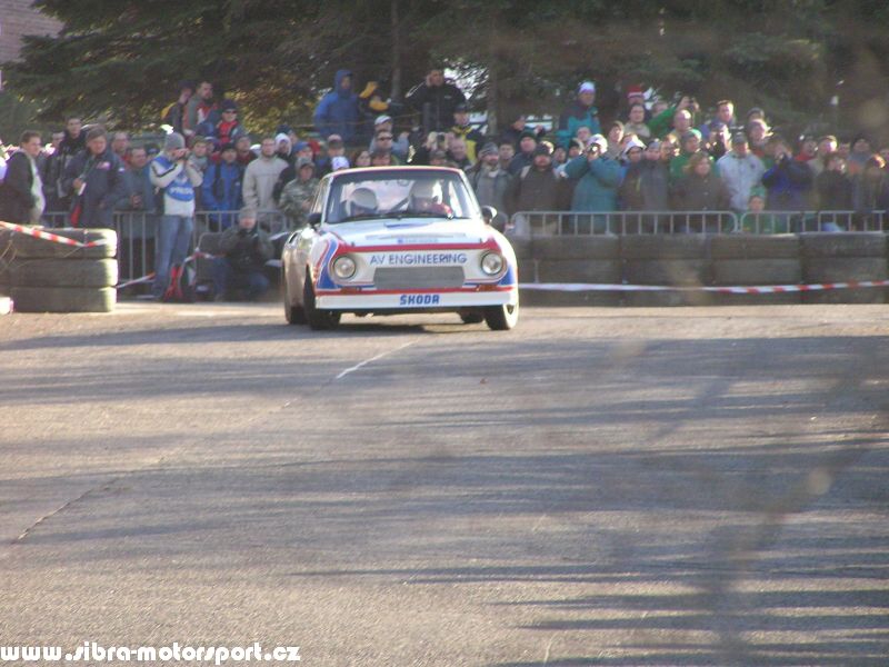 Prask Rallysprint 8. 12. 2007