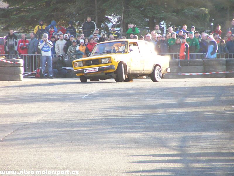Prask Rallysprint 8. 12. 2007