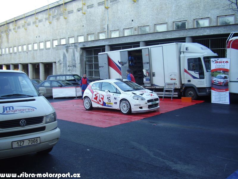 Prask Rallysprint 8. 12. 2007
