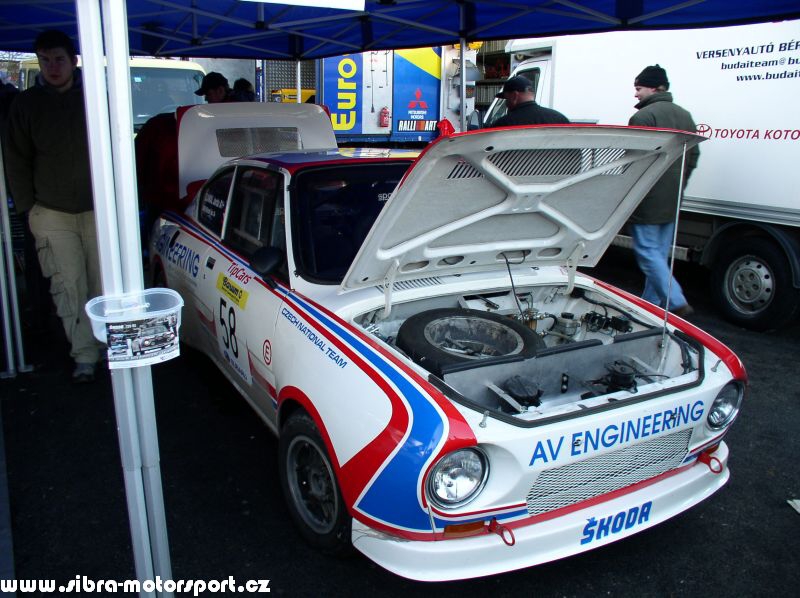 Prask Rallysprint 8. 12. 2007