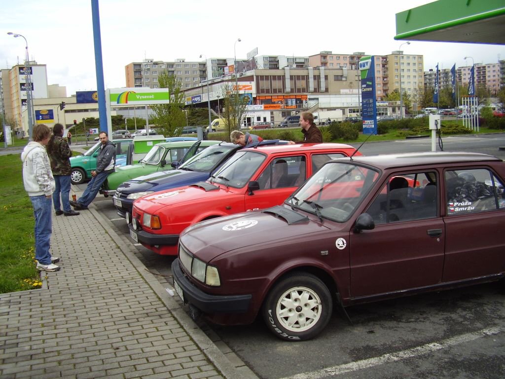 Biny 2008, cesta na sraz